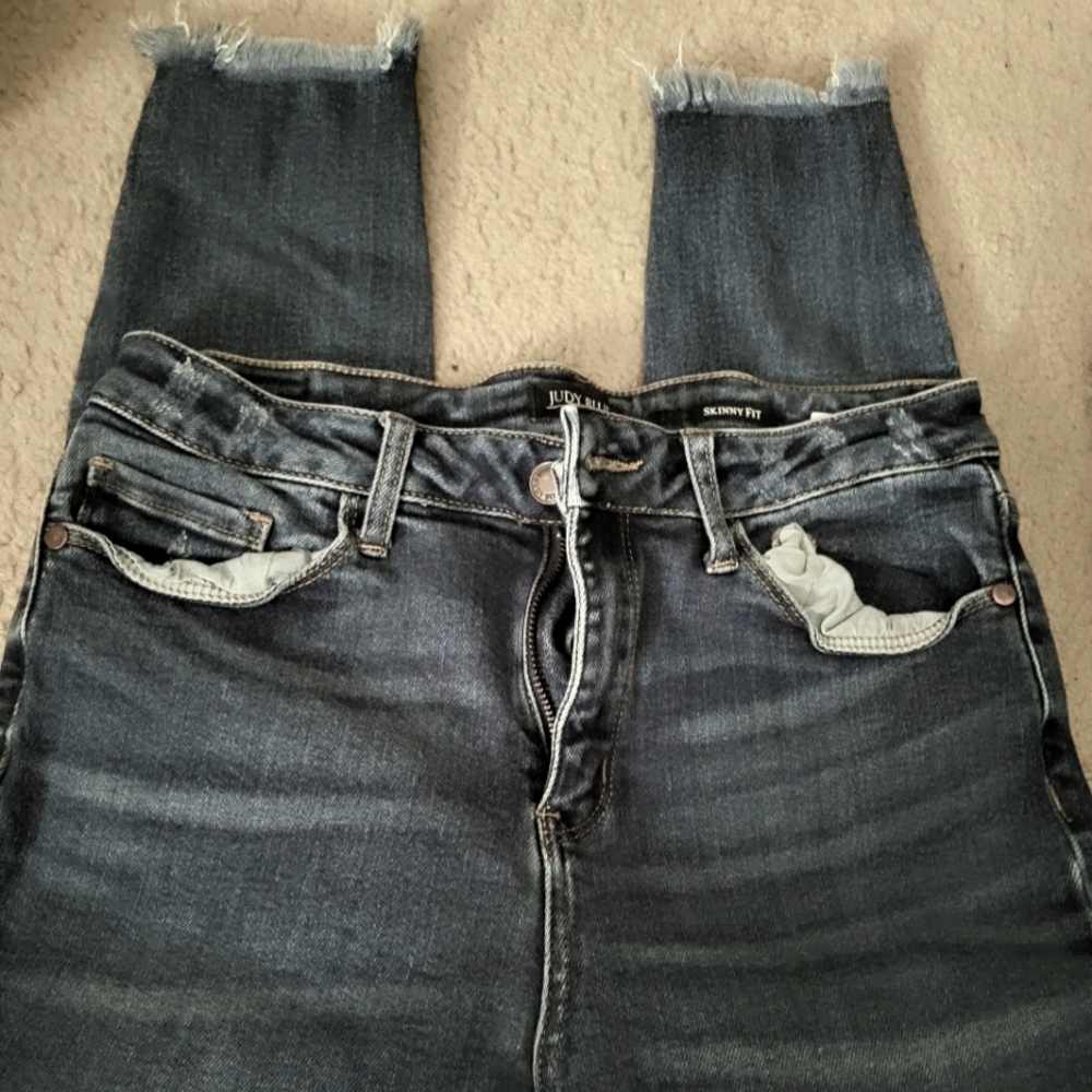 Judy blue shark bite denim
